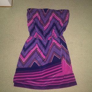 Strapless summer dress